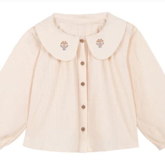 Birinit Petite Embroidered Girls Shirt - Picture 1 of 3